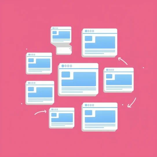 Tech skills- one post multiplying into ten formats pink background