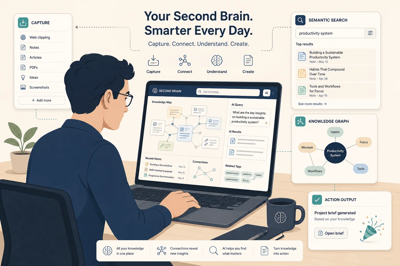 How to Build a Second Brain With AI Tools (2026)